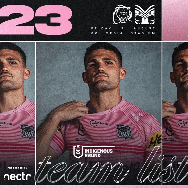 NRL Team List: Round 23