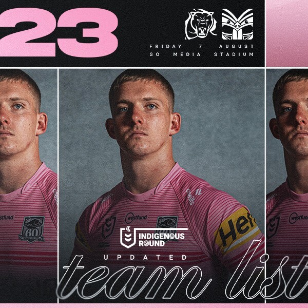 NRL Updated Team List: Round 23