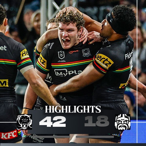 Highlights: Panthers v Raiders