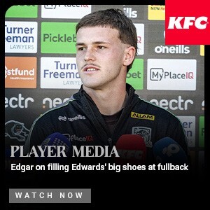 Edgar on filling Edwards' big shoes at fullback
